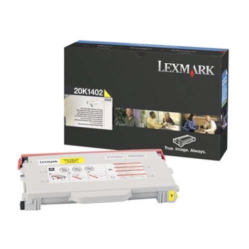 Original Genuine LEXMARK 20K1402 YELLOW HIGH CAPACITY Printer Toner