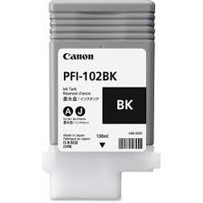 Original Canon PFi102BK Black Ink 130ml