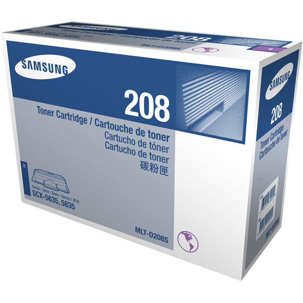 Original MLT D208S toner for Samsung SCX 5635FN, 5835FN printer