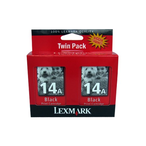 Original Genuine LEXMARK TWIN PACK [ 18C2080A BLK ]   TPASA31