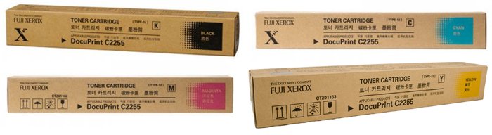 Original Genuine Fuji Xerox C2255 CT201160 CT201161 CT201162 CT201163 high cap toner