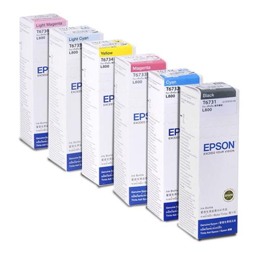 Epson SET Ink Cartridge L800 L850 L1800 6 Colours