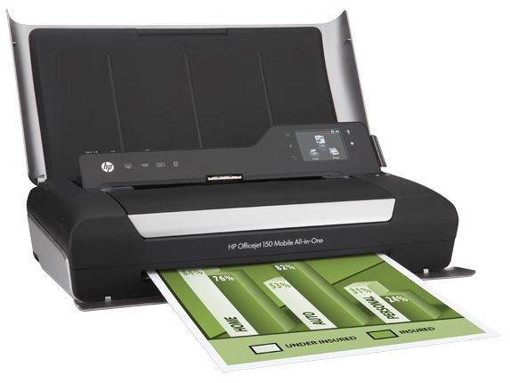 New Mobile All in One Printers HP Officejet 150 Mobile All in One Printer   L511a (CN550A)