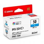 Original Canon Ink PFi50C Cyan Ink for Pro 500