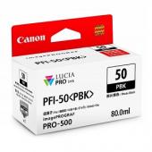 Original Canon Ink PFi50PBK Photo Black Ink for Pro 500