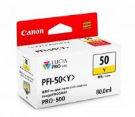 Original Canon Ink PFi50Y Yellow Ink for Pro 500